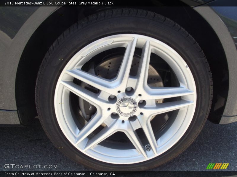 Steel Grey Metallic / Black 2013 Mercedes-Benz E 350 Coupe