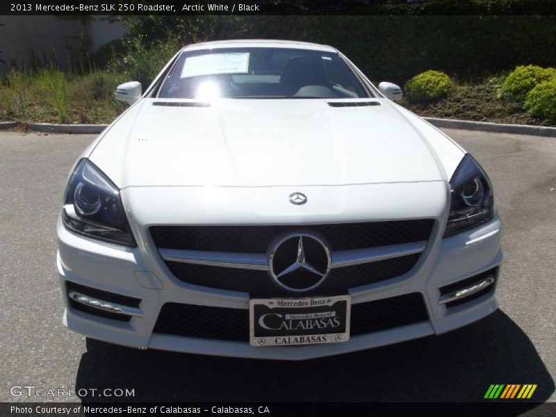 Arctic White / Black 2013 Mercedes-Benz SLK 250 Roadster