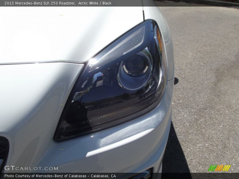Arctic White / Black 2013 Mercedes-Benz SLK 250 Roadster