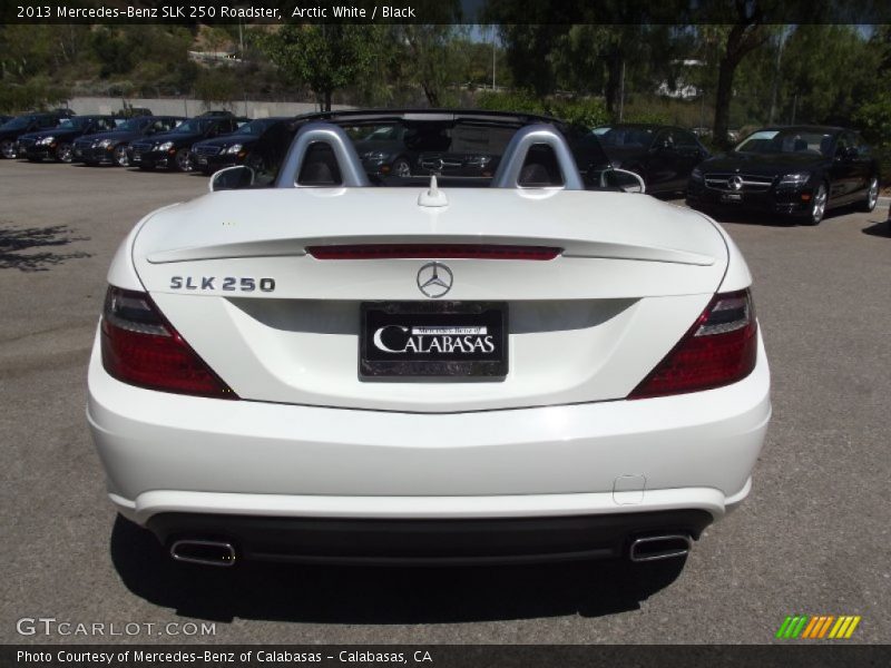 Arctic White / Black 2013 Mercedes-Benz SLK 250 Roadster