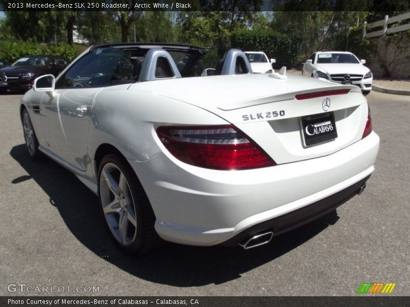 Arctic White / Black 2013 Mercedes-Benz SLK 250 Roadster