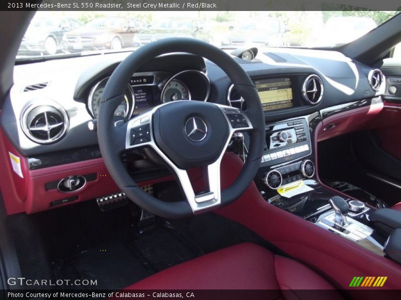 Red/Black Interior - 2013 SL 550 Roadster 