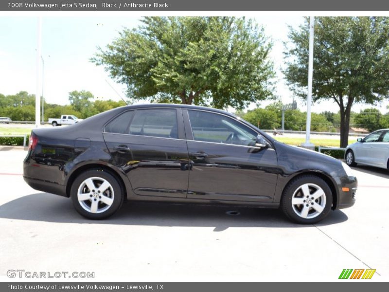 Black / Anthracite Black 2008 Volkswagen Jetta S Sedan