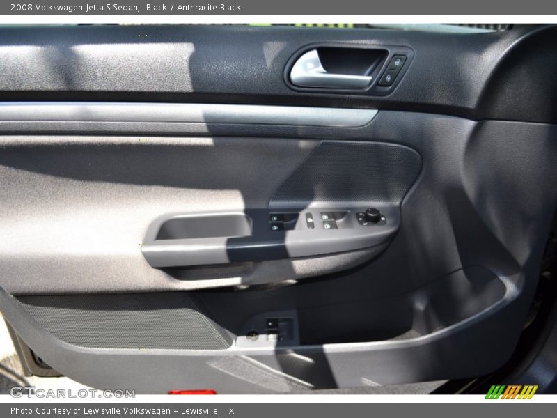 Black / Anthracite Black 2008 Volkswagen Jetta S Sedan