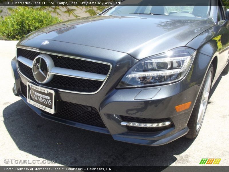 Steel Grey Metallic / Ash/Black 2013 Mercedes-Benz CLS 550 Coupe