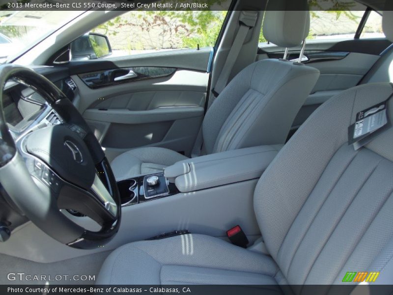 Steel Grey Metallic / Ash/Black 2013 Mercedes-Benz CLS 550 Coupe