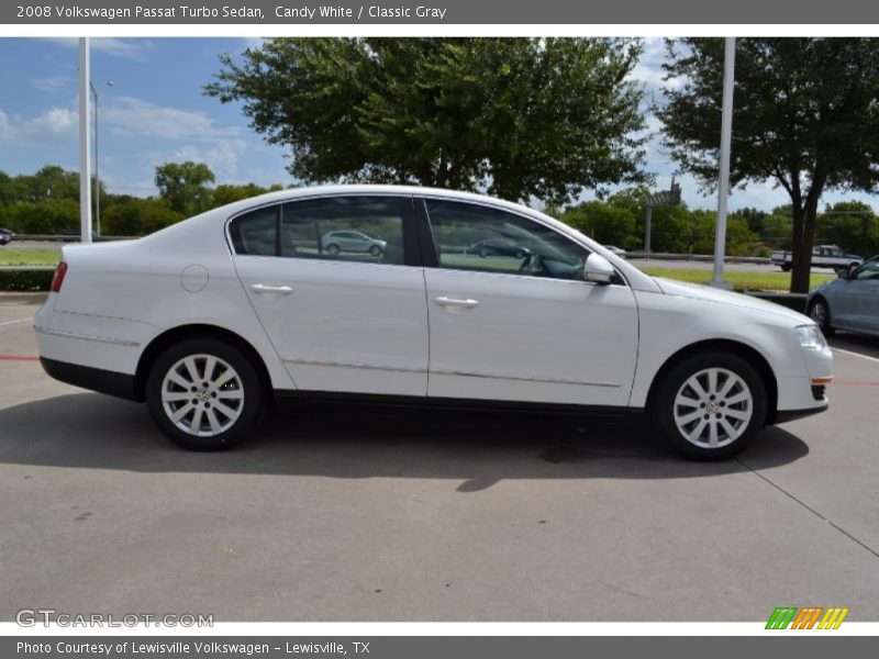 Candy White / Classic Gray 2008 Volkswagen Passat Turbo Sedan