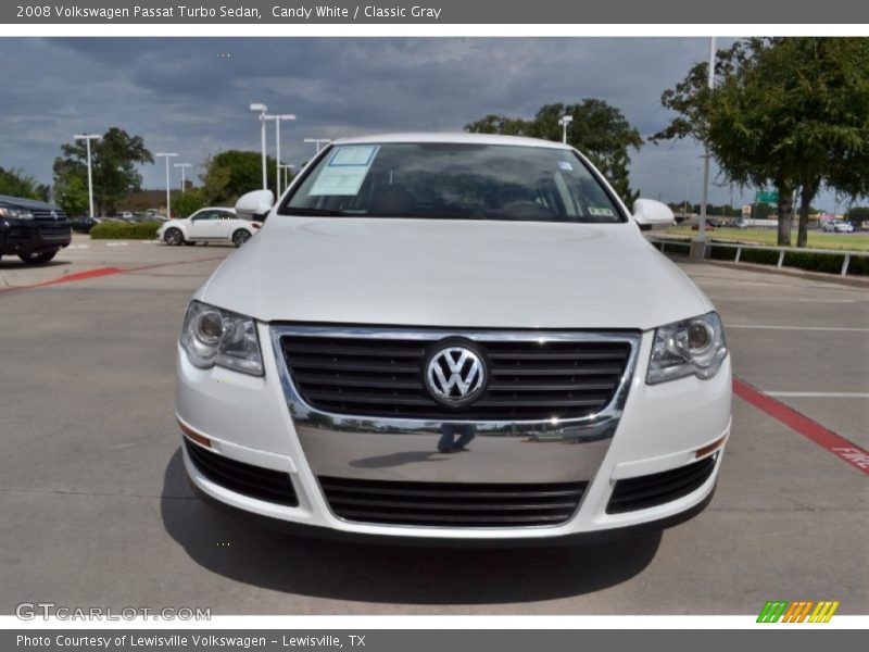 Candy White / Classic Gray 2008 Volkswagen Passat Turbo Sedan