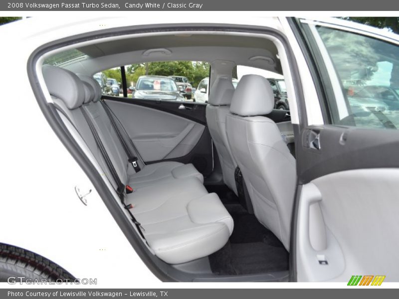 Candy White / Classic Gray 2008 Volkswagen Passat Turbo Sedan