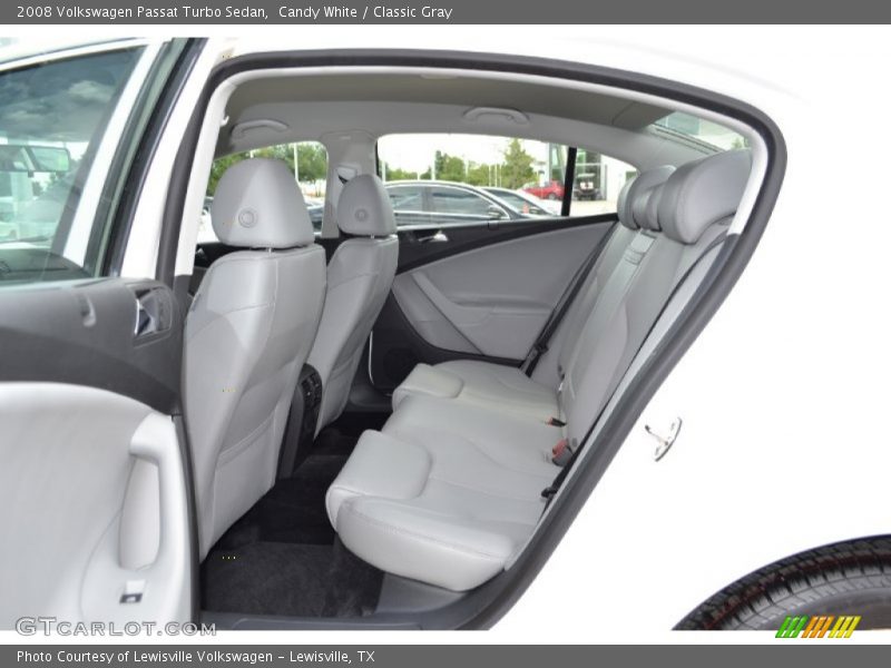 Candy White / Classic Gray 2008 Volkswagen Passat Turbo Sedan