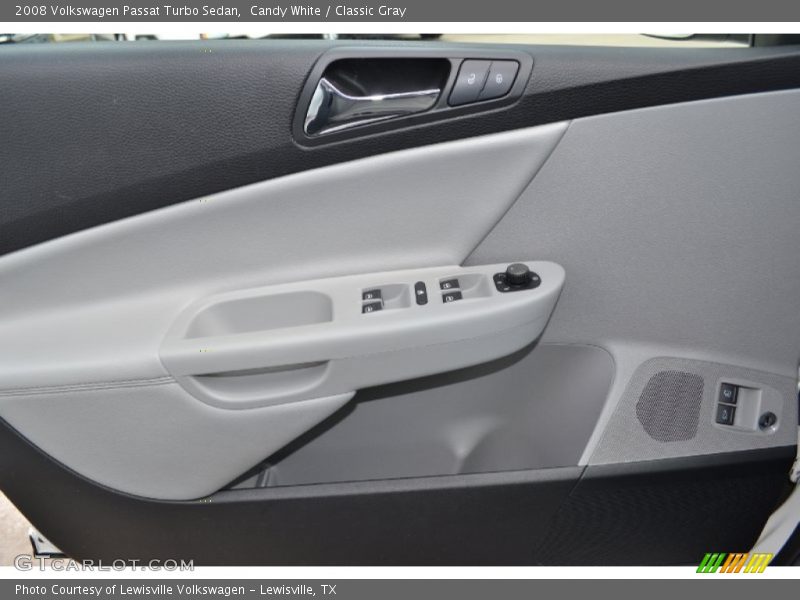 Candy White / Classic Gray 2008 Volkswagen Passat Turbo Sedan