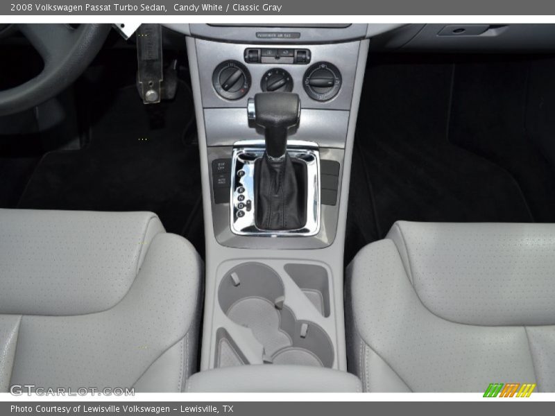 Candy White / Classic Gray 2008 Volkswagen Passat Turbo Sedan