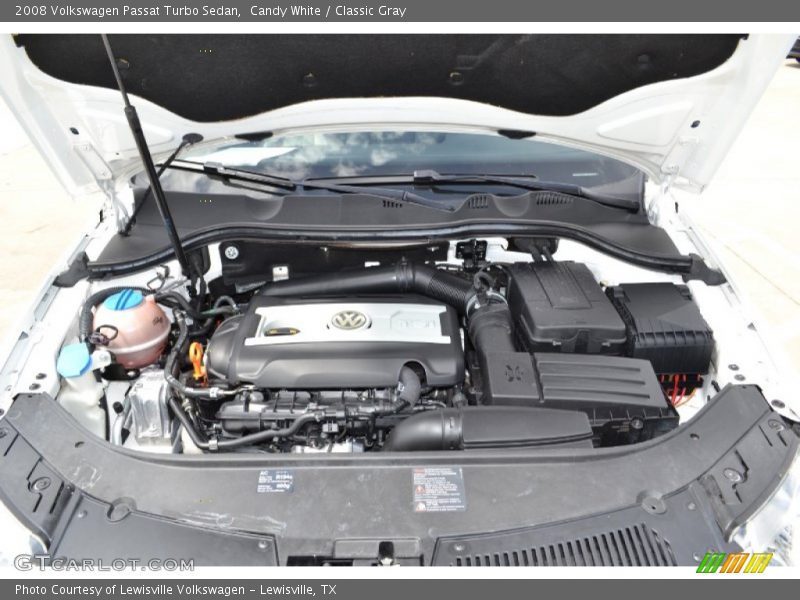 Candy White / Classic Gray 2008 Volkswagen Passat Turbo Sedan