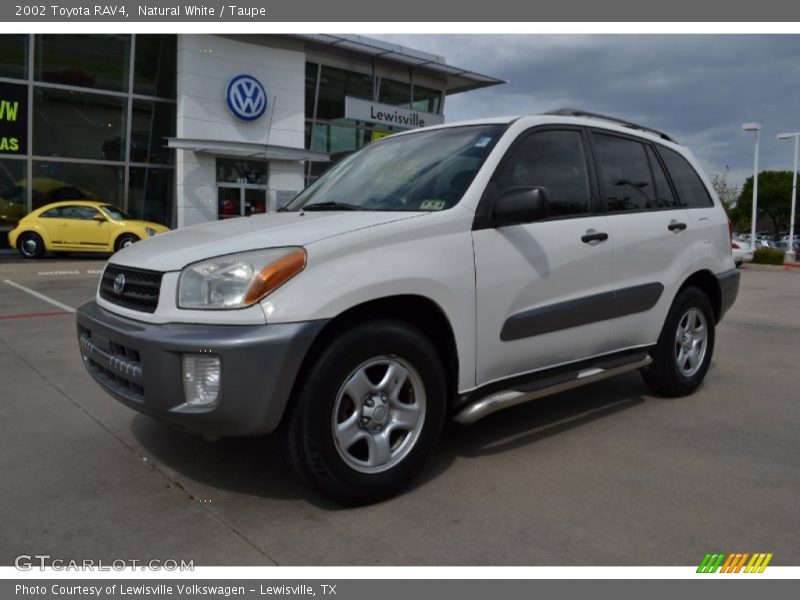Natural White / Taupe 2002 Toyota RAV4