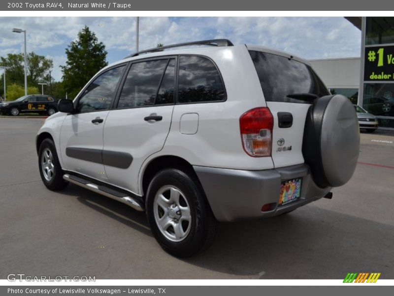 Natural White / Taupe 2002 Toyota RAV4