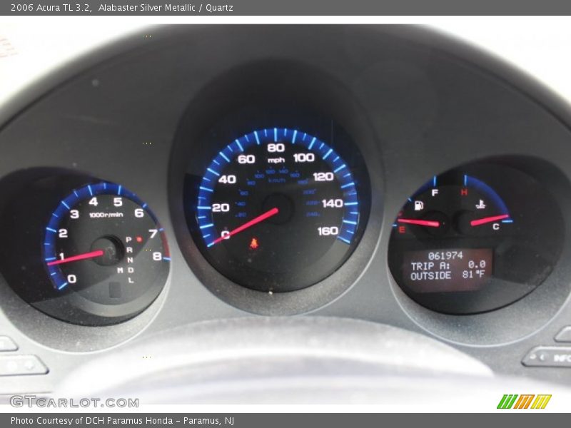 Alabaster Silver Metallic / Quartz 2006 Acura TL 3.2