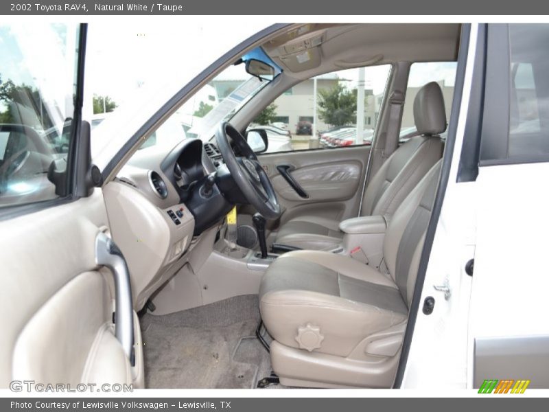 Front Seat of 2002 RAV4 