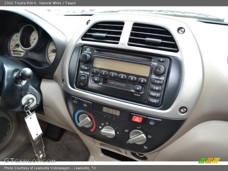 Controls of 2002 RAV4 
