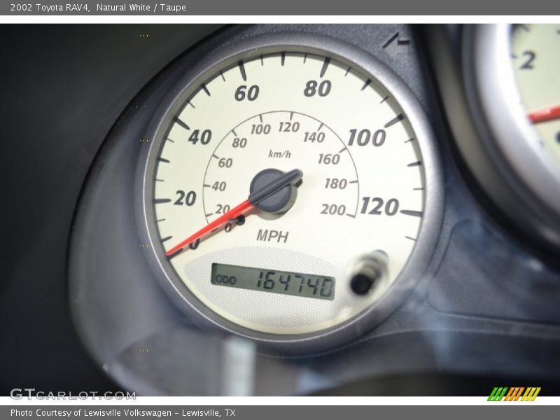Natural White / Taupe 2002 Toyota RAV4