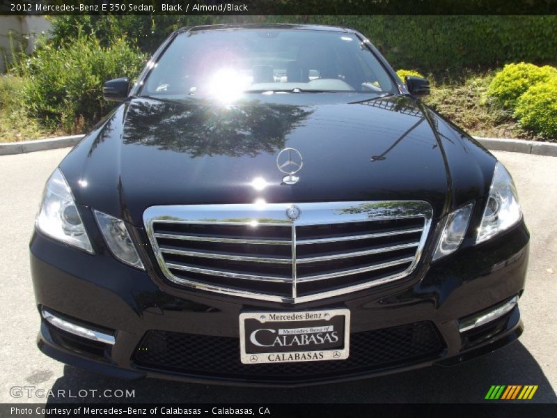 Black / Almond/Black 2012 Mercedes-Benz E 350 Sedan