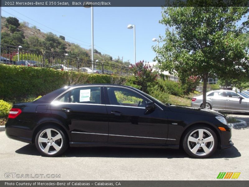 Black / Almond/Black 2012 Mercedes-Benz E 350 Sedan