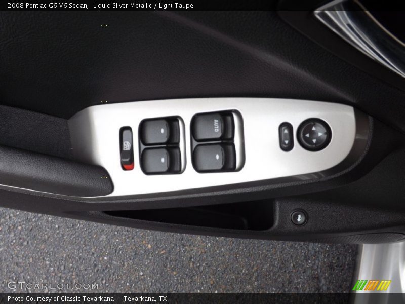 Liquid Silver Metallic / Light Taupe 2008 Pontiac G6 V6 Sedan