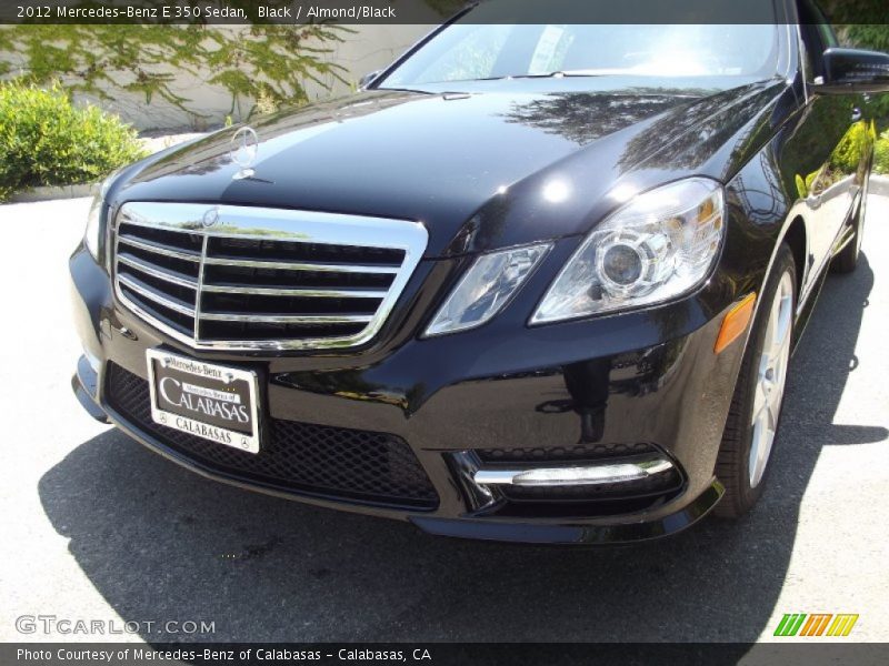 Black / Almond/Black 2012 Mercedes-Benz E 350 Sedan