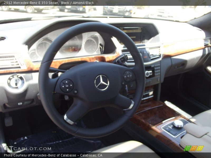 Black / Almond/Black 2012 Mercedes-Benz E 350 Sedan