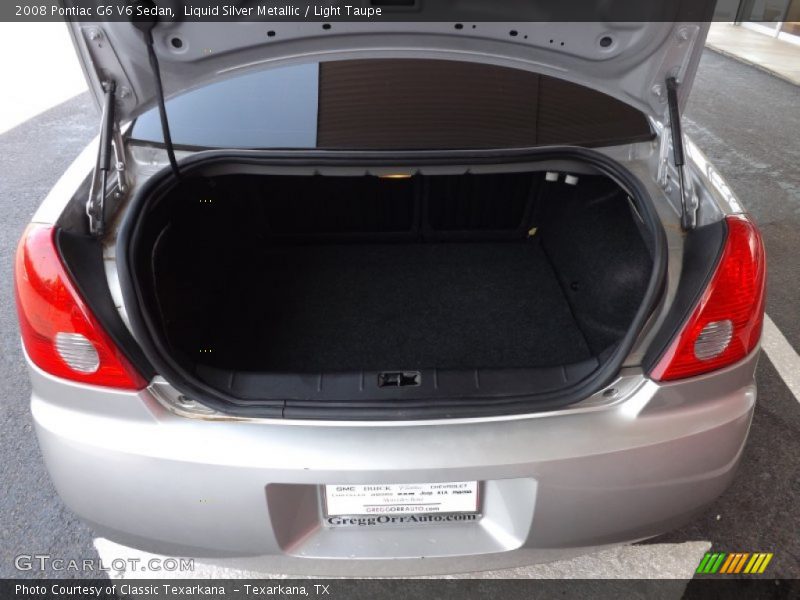 Liquid Silver Metallic / Light Taupe 2008 Pontiac G6 V6 Sedan