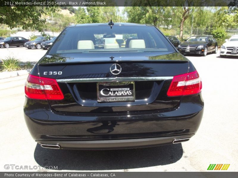 Black / Almond/Black 2012 Mercedes-Benz E 350 Sedan