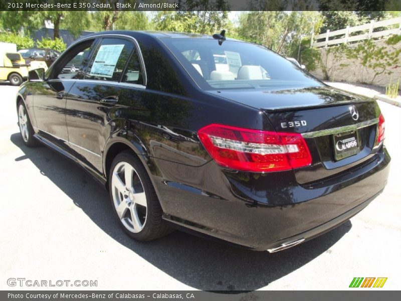 Black / Almond/Black 2012 Mercedes-Benz E 350 Sedan