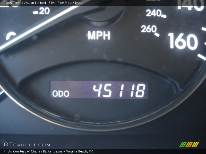 Silver Pine Mica / Ivory 2006 Toyota Avalon Limited