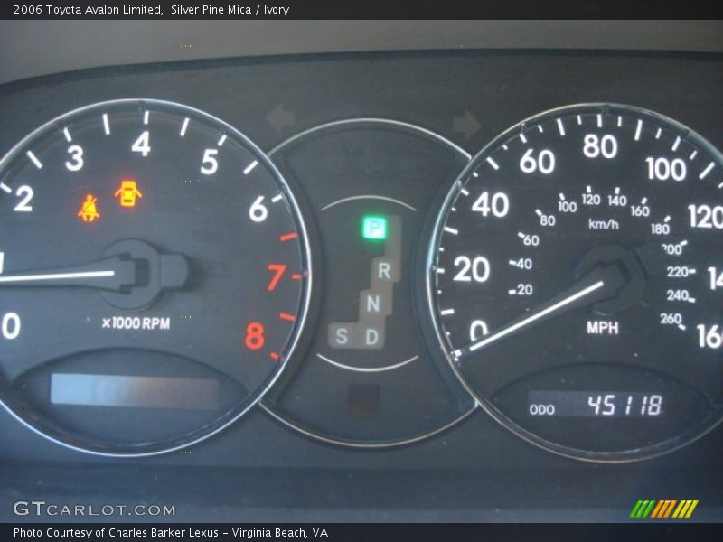Silver Pine Mica / Ivory 2006 Toyota Avalon Limited