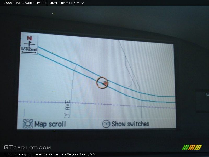 Navigation of 2006 Avalon Limited