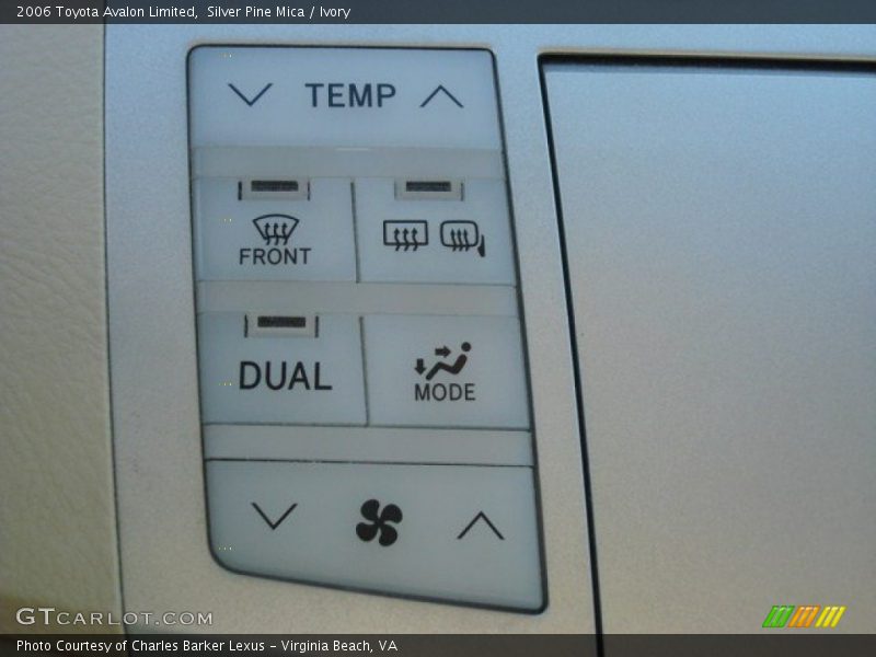 Controls of 2006 Avalon Limited