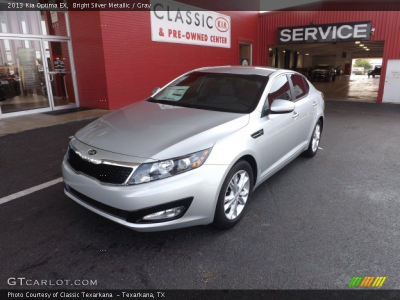 Bright Silver Metallic / Gray 2013 Kia Optima EX