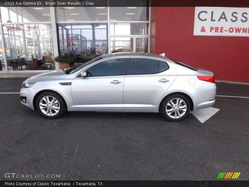 Bright Silver Metallic / Gray 2013 Kia Optima EX