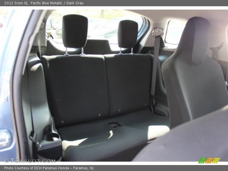 Rear Seat of 2012 iQ 