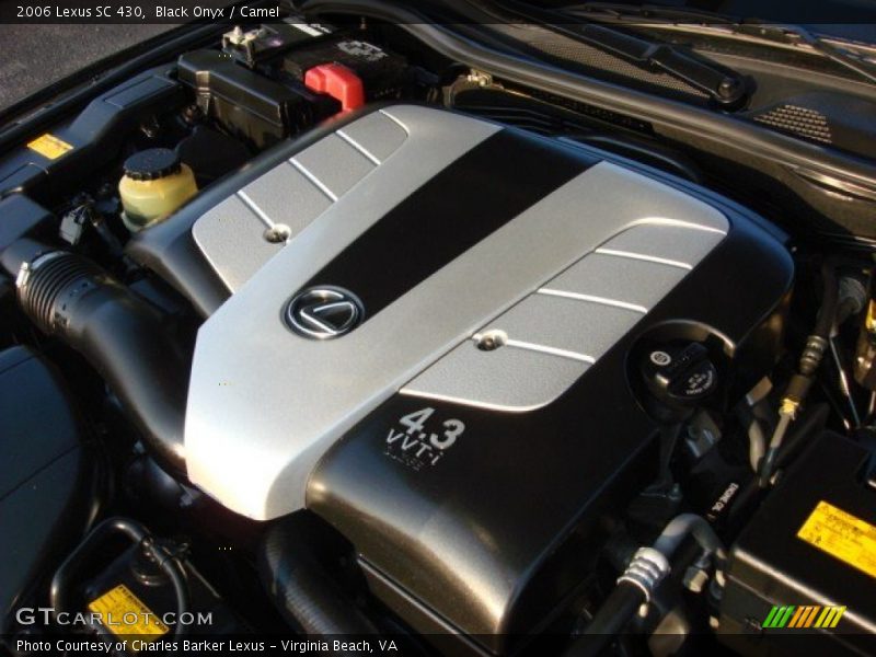  2006 SC 430 Engine - 4.3 Liter DOHC 32-Valve VVT-i V8