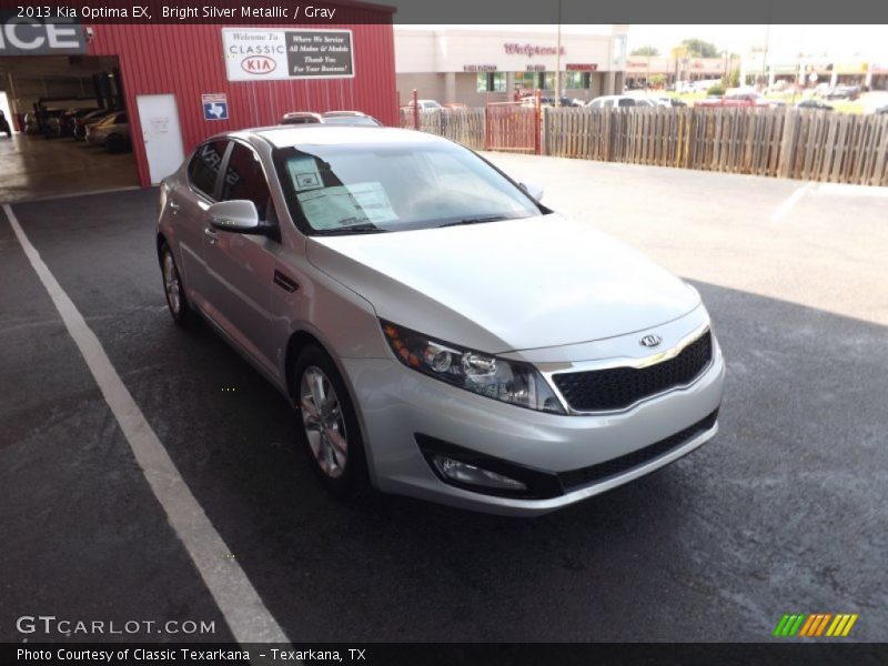 Bright Silver Metallic / Gray 2013 Kia Optima EX