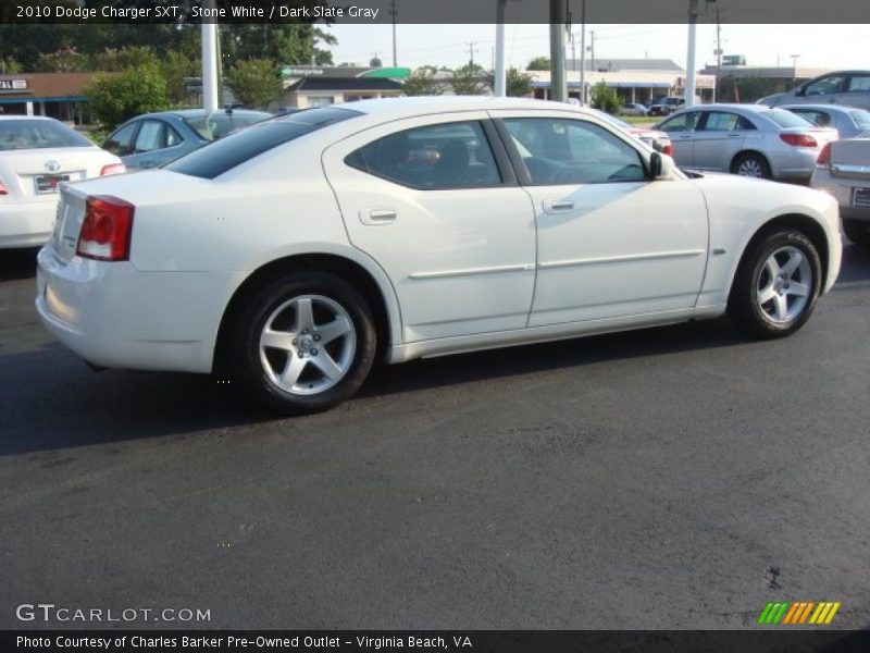 Stone White / Dark Slate Gray 2010 Dodge Charger SXT