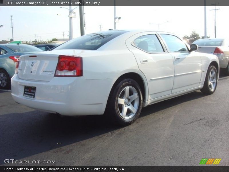 Stone White / Dark Slate Gray 2010 Dodge Charger SXT