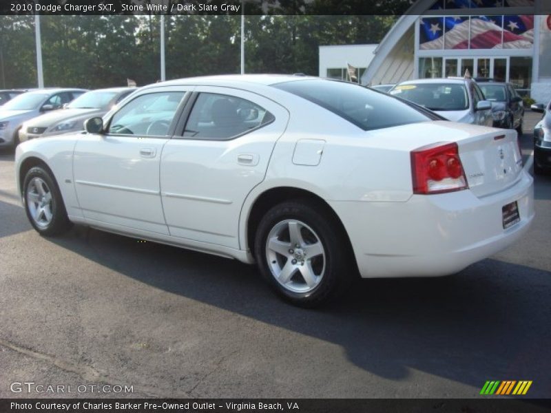 Stone White / Dark Slate Gray 2010 Dodge Charger SXT