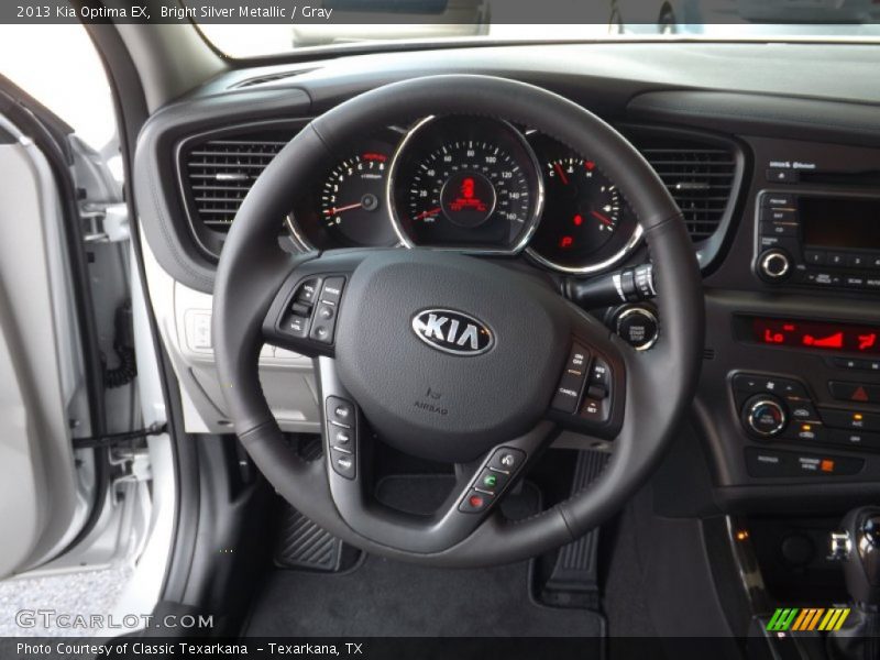 Bright Silver Metallic / Gray 2013 Kia Optima EX