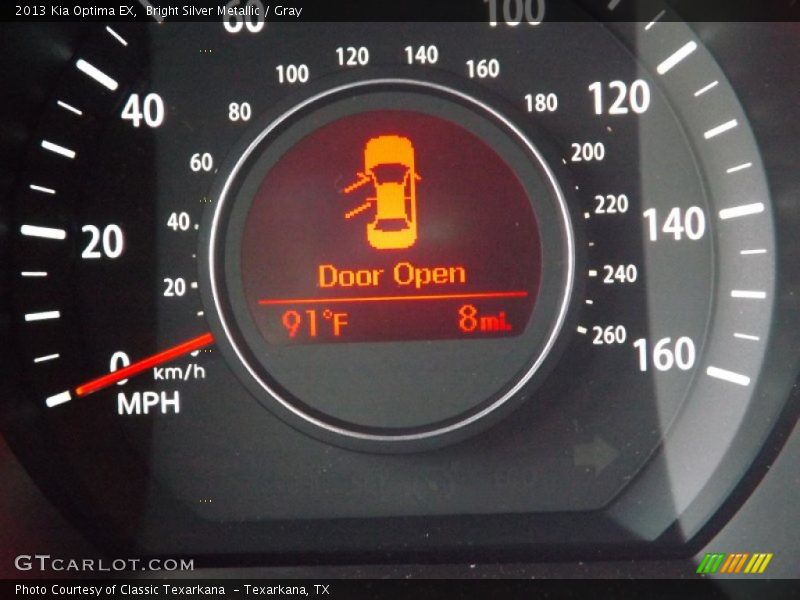 Bright Silver Metallic / Gray 2013 Kia Optima EX