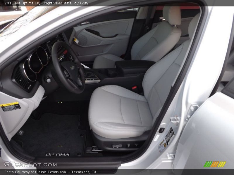 Bright Silver Metallic / Gray 2013 Kia Optima EX