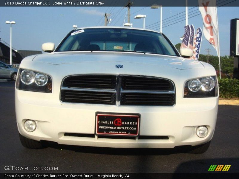 Stone White / Dark Slate Gray 2010 Dodge Charger SXT