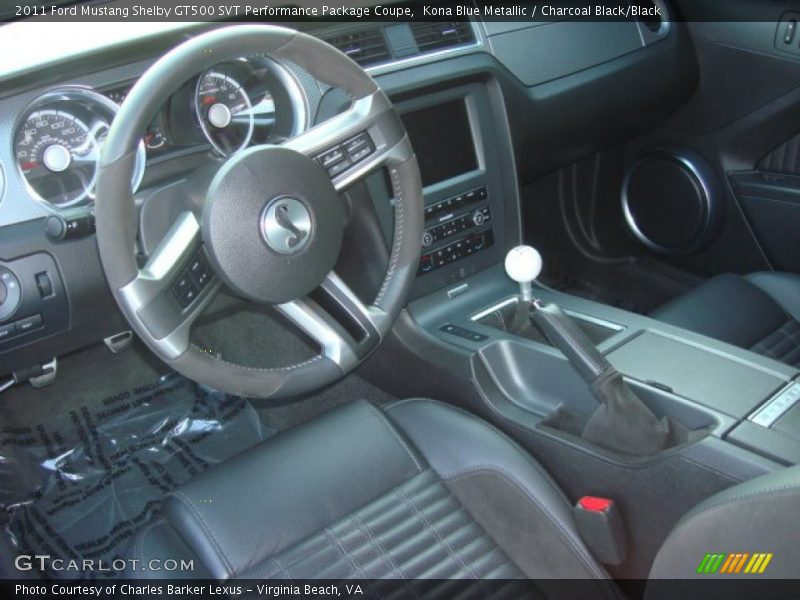 Charcoal Black/Black Interior - 2011 Mustang Shelby GT500 SVT Performance Package Coupe 