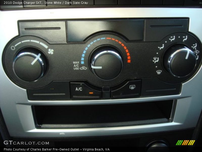 Stone White / Dark Slate Gray 2010 Dodge Charger SXT