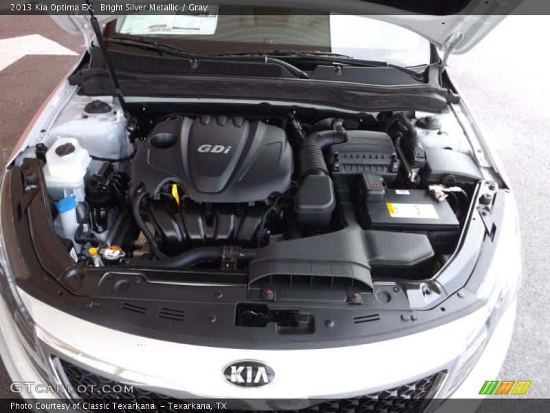 Bright Silver Metallic / Gray 2013 Kia Optima EX